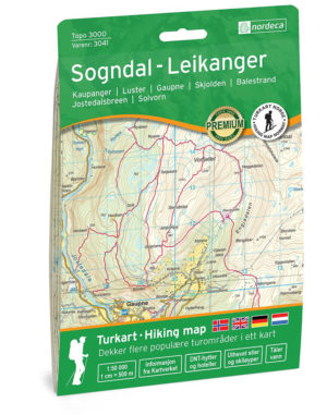 Sogndal-Leikanger - Topo3000- Lnr 3041