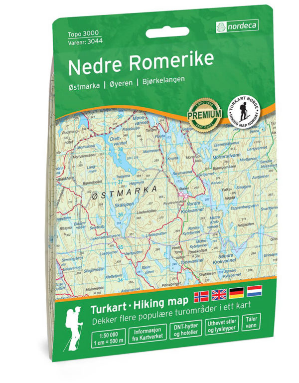 Nedre Romerike - Topo3000- Lnr 3044