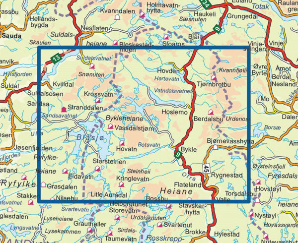 Hovden sør - Topo3000- Lnr 3046