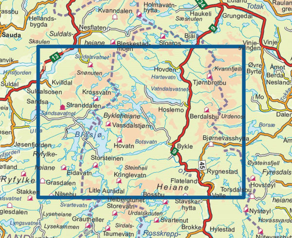 Hovden sør - Topo3000- Lnr 3046