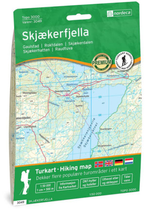 Skjækerfjella - Topo3000- Lnr 3049