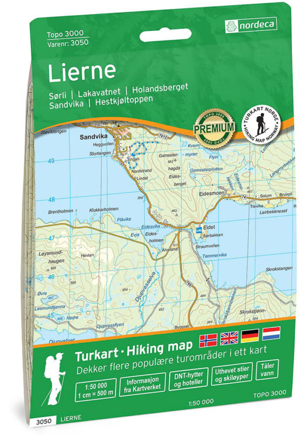 Lierne - Topo3000- Lnr 3050