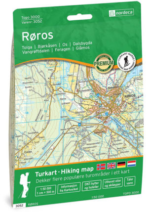 Røros - Topo3000- Lnr 3052