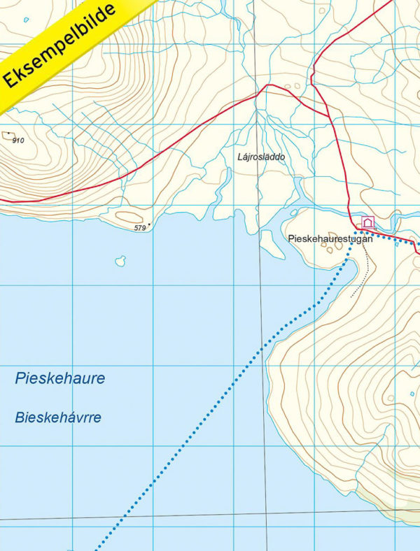 Kungsleden-Kvikkjokk - Svensk fjellkart