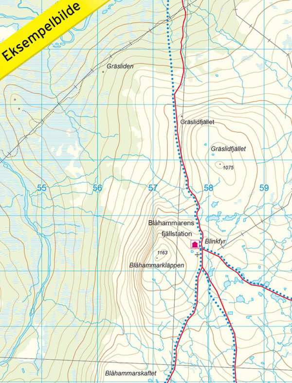 Sylarna - Svensk fjellkart