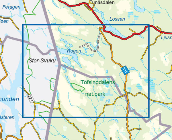 Rogen - Svensk fjellkart