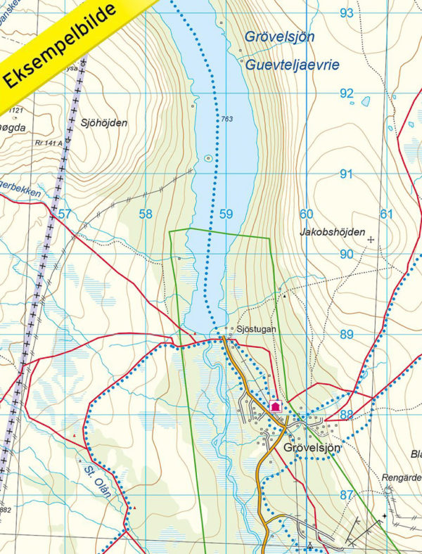 Rogen - Svensk fjellkart