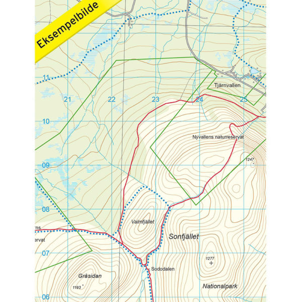 Sonfjället - Svensk fjellkart