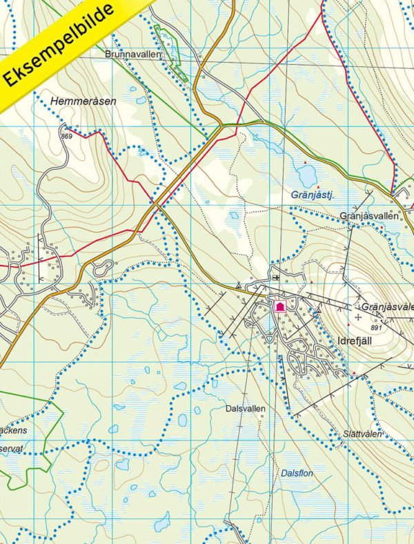 Idre - Svensk fjellkart