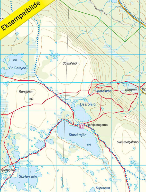 Fulufjället - Svensk fjellkart