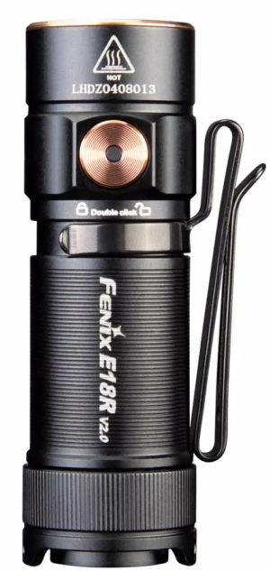 Fenix E18R V2.0 LED lykt - 1200 lumen LED lykt, Superkompakt og praktisk minilykt