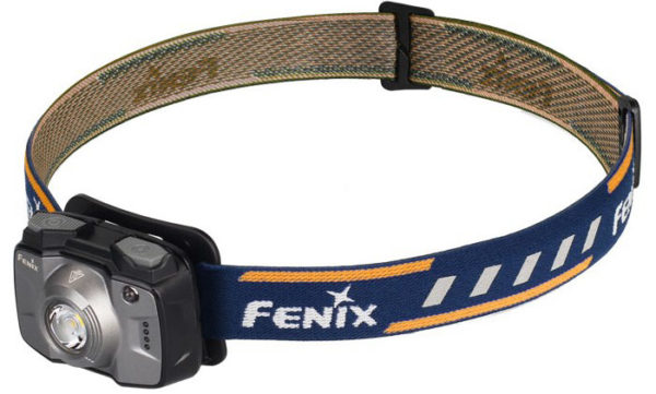 Fenix Hodelykt HL32RG grå - 400 lumen LED lykt