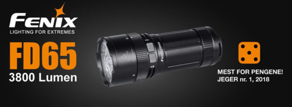 Fenix FD65 - 3800 lumen LED lykt