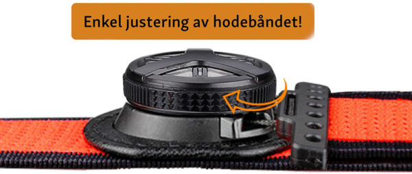 Fenix Hodelykt HM65R-T - 1500 lumen LED lykt