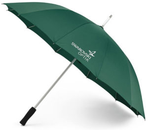 Paraply med Swarovski logo