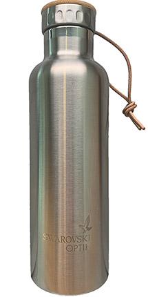 Swarovski isolert vannflaske - 750ml, med gravert Swarovskilogo
