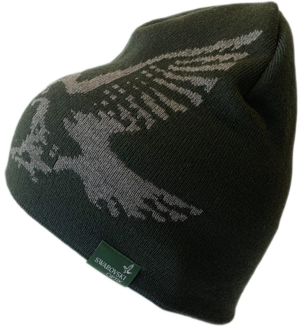 Swarovski Hawk-luen - Merino ull, med grå logo