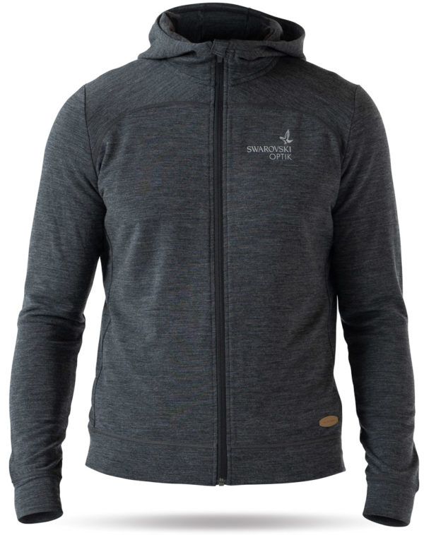 Swarovski Merino Hettejakke Herre - MH Merino Hoodie