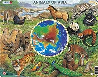 Puslespill - Dyrene i Asia - AW 4