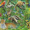 Puslespill - Sør-Amerikas regnskog m/dyr - FH10