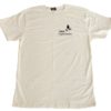 T-skjorte Lista Fuglestasjon sandfarget S - m/logo