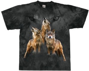 T-Skjorte Ulende ulver - Skifergrå