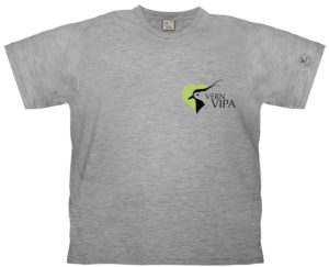 T-Skjorte Vern vipa - Lys grå, med NOF logo