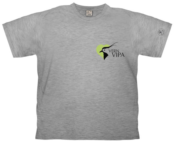 T-Skjorte Vern vipa - Lys grå, med NOF logo