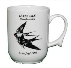 Låvesvale krus - Årets fugl 1995