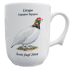Lirype krus - Årets fugl 2004