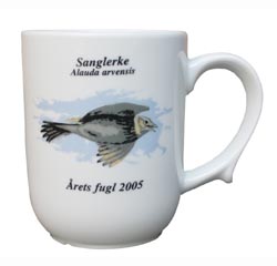 Sanglerke krus - Årets fugl 2005