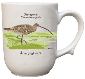 Storspove krus - Årets fugl 2019
