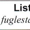 Lista Fuglestasjon - Klistremerke