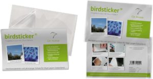 Birdsticker 1-stk - Hindrer fugl å fly på ruter