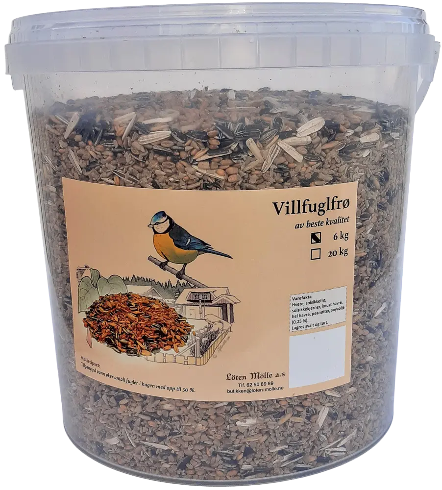 Villfuglfrø bøtte 6 kg
