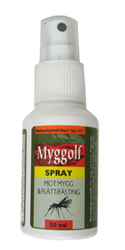 Myggspray - Myggolf - mot mygg og stikkinsekter