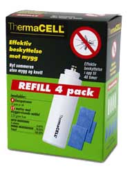 Thermacell R4 Refill - 4pk Mygg- og knottfjerner