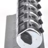 Telleapparat 5 stk på sokkel - Fugleteller / telleklokke i metall