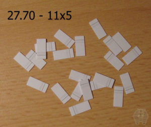 Oppklebingsplater - Mounting boards Lined - 100 stk - 11x5 - 27.70