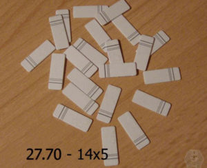 Oppklebingsplater - Mounting boards Lined - 100 stk - 14x5 - 27.70