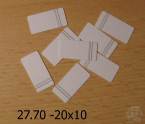 Oppklebingsplater - Mounting boards Lined - 100 stk - 20x10 - 27.70
