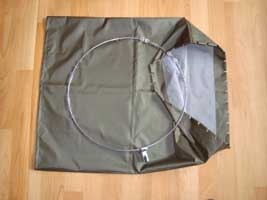 Slaghåv 35cm kraftig - Håv med ramme og ytterpose (uten skaft)