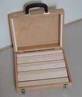 Portabel Insektskasse for balsa spennbrett - Koffert 27x33x9cm