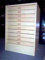 Entomologisk kabinett bunn - For skuffer 50x40cm