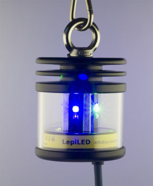 LepiLED UV-LED-lampe 0.6, Mini switch - For å tiltrekke seg nattsommerfugler