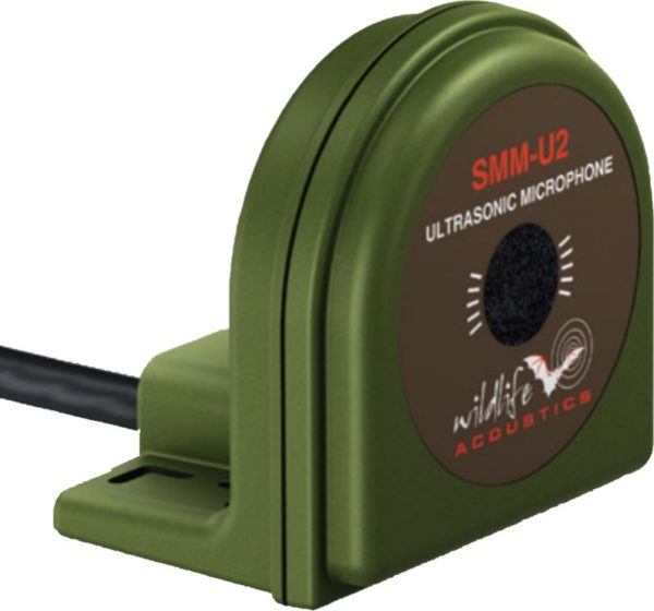 Wildlife Acoustics SMM-U2 Ultrasonic Microphone til SM3BAT, SM4BAT FS/ZC med 5m kabel - Sett til å plassere ute for opptak