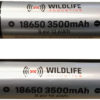 Wildlife Acoustics Lithium-ion 18650 batteries (one pair) for MINI family recorders with Lithium Lid