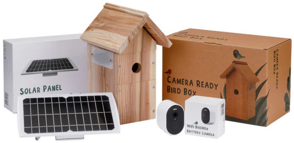 Fuglekasse kamera kit, WiFi med solcellepanel