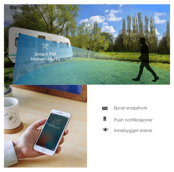 Reolink Go Plus - 4G AI utendørs batteridrevet overvåkningskamera med app
