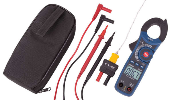 REED R5020 400A AC Clamp Meter with Temperature and Non-Contact Voltage Detector